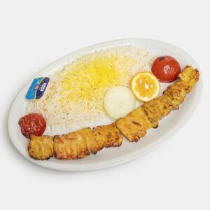 چلو جوجه کباب بدون استخوان